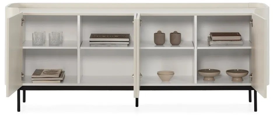 Kremowa komoda 200x80x40 cm Willa – MOME