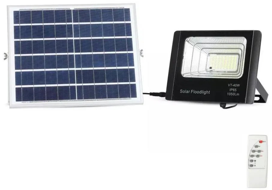 LED 16W solarny reflektor 4000K IP65 z regulacją + DO
