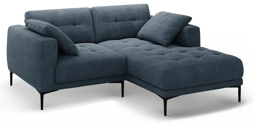 Ciemnoniebieski narożnik (prawostronny/z szezlongiem) Bemy – Micadoni