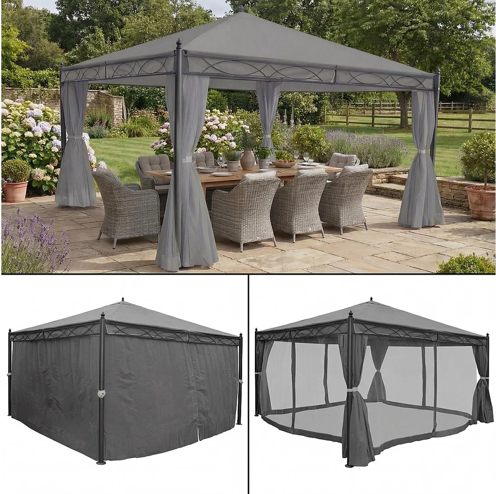 Pergola Calpe I,  szary 4x4m