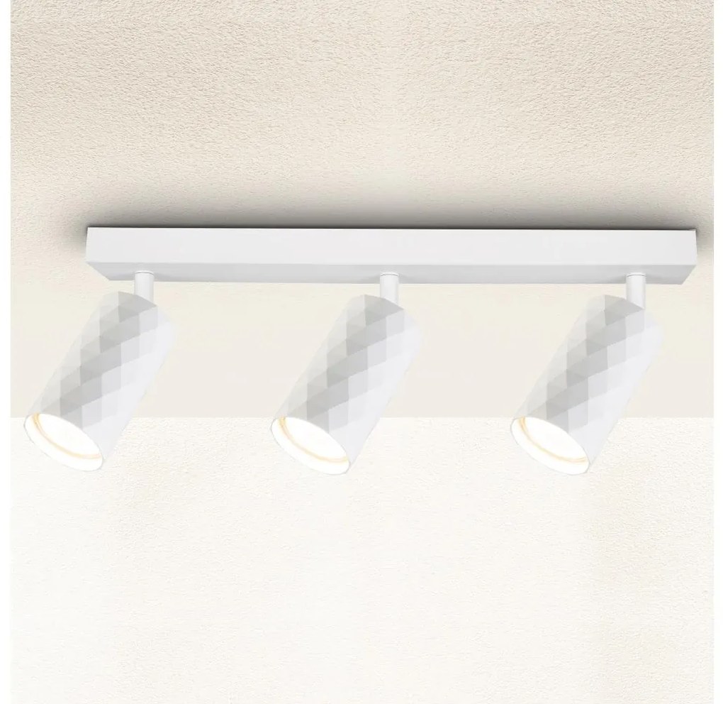 Brilagi - Oprawa punktowa SELE DIAMANT 3xGU10/30W/230V biała