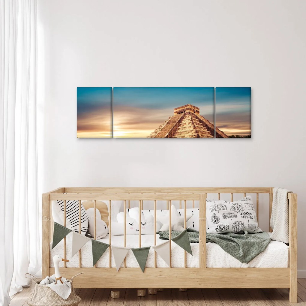 Obraz słynnego pomnika Majów (170x50 cm)