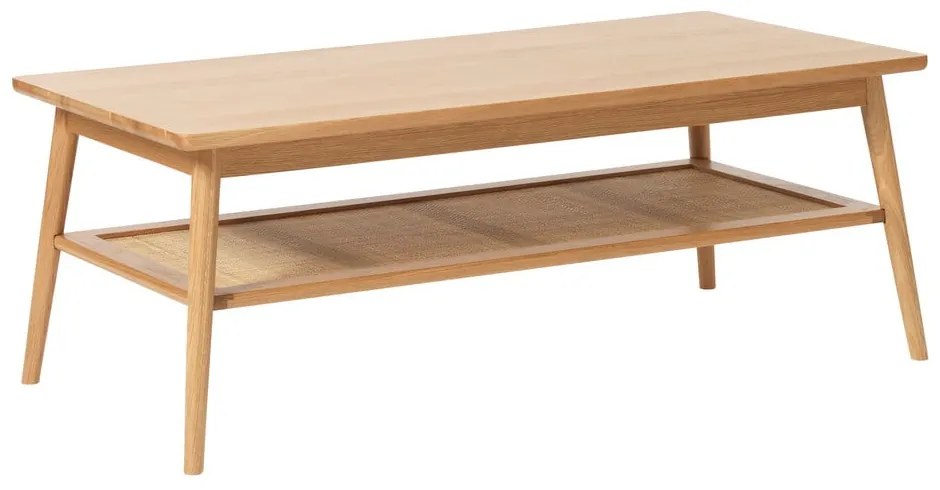 Stolik z blatem w dekorze dębu 60x120 cm Barrali – Unique Furniture
