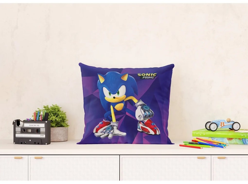 Poduszka dziecięca Sonic, 40 x 40 cm