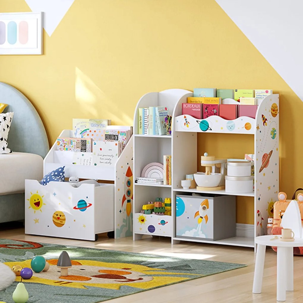 Regał dziecięcy KIDS 62,5x29,5x70 cm biały
