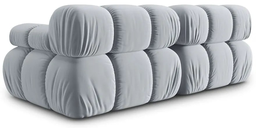 Jasnoniebieska aksamitna sofa 188 cm Bellis – Micadoni Home