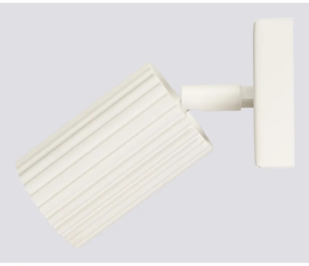 Kremowa lampa punktowa 8x16 cm Gleam – Sollux