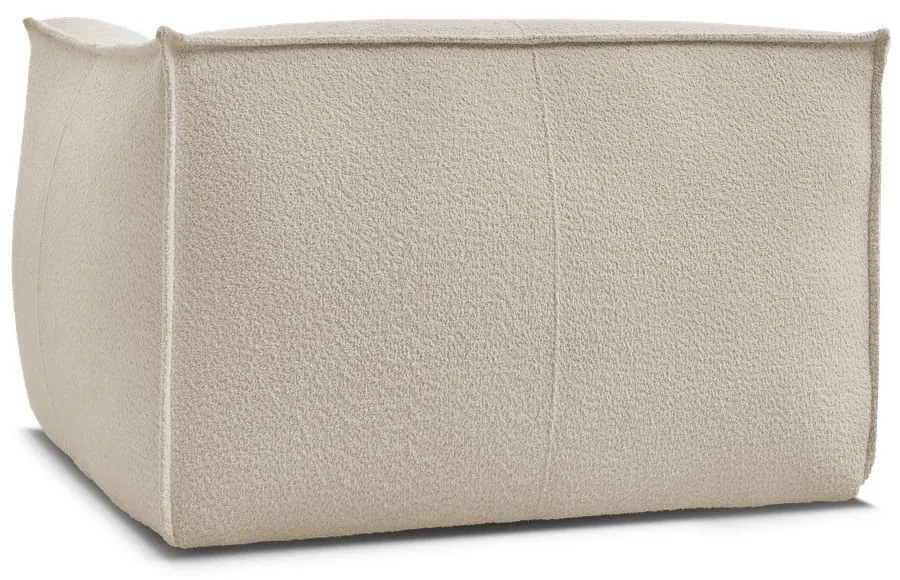 Beżowy fotel z materiału bouclé Giorgia – Bobochic Paris