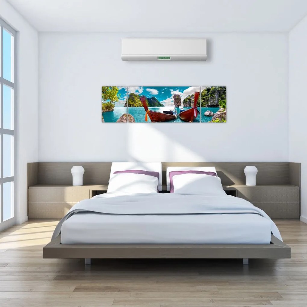Obraz- Raj na ziemi (170x50 cm)