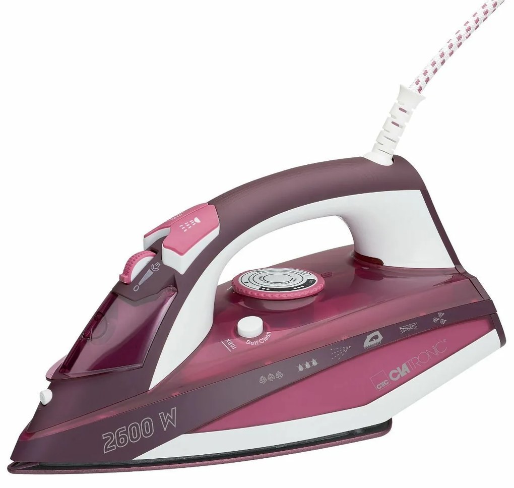 Clatronic DB 3705 żelazko parowe, powierzchnia ceramiczna