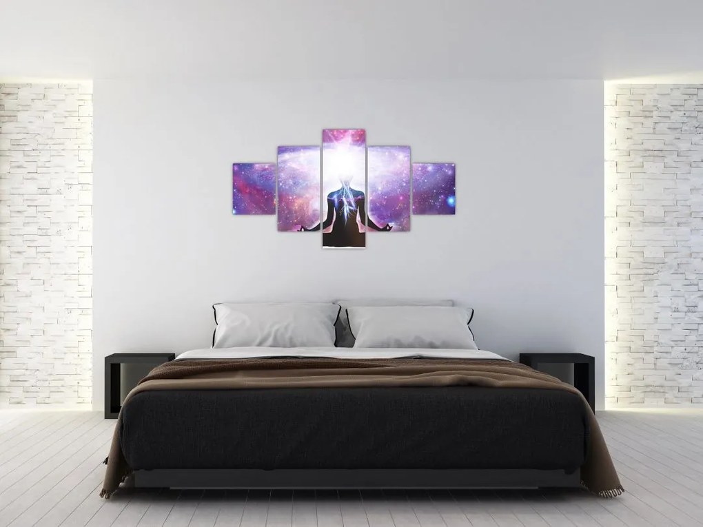 Obraz - Łączenie się z wszechświatem (125x70 cm)
