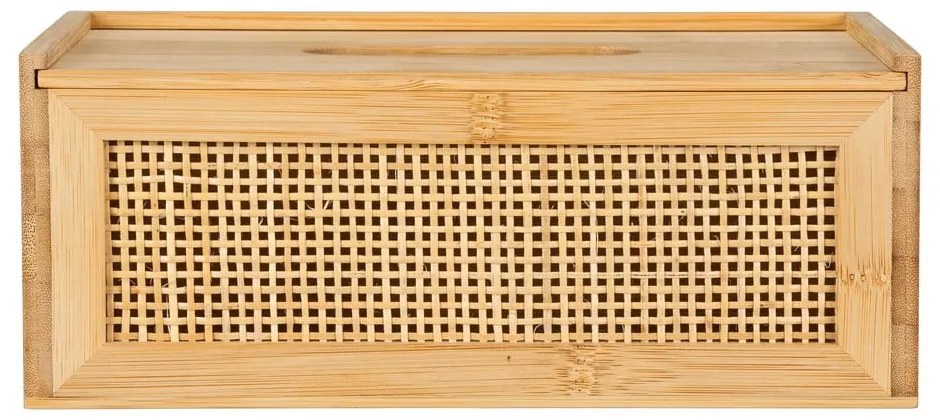 Rattanowo-bambusowy pojemnik na chusteczki Allegre – Wenko