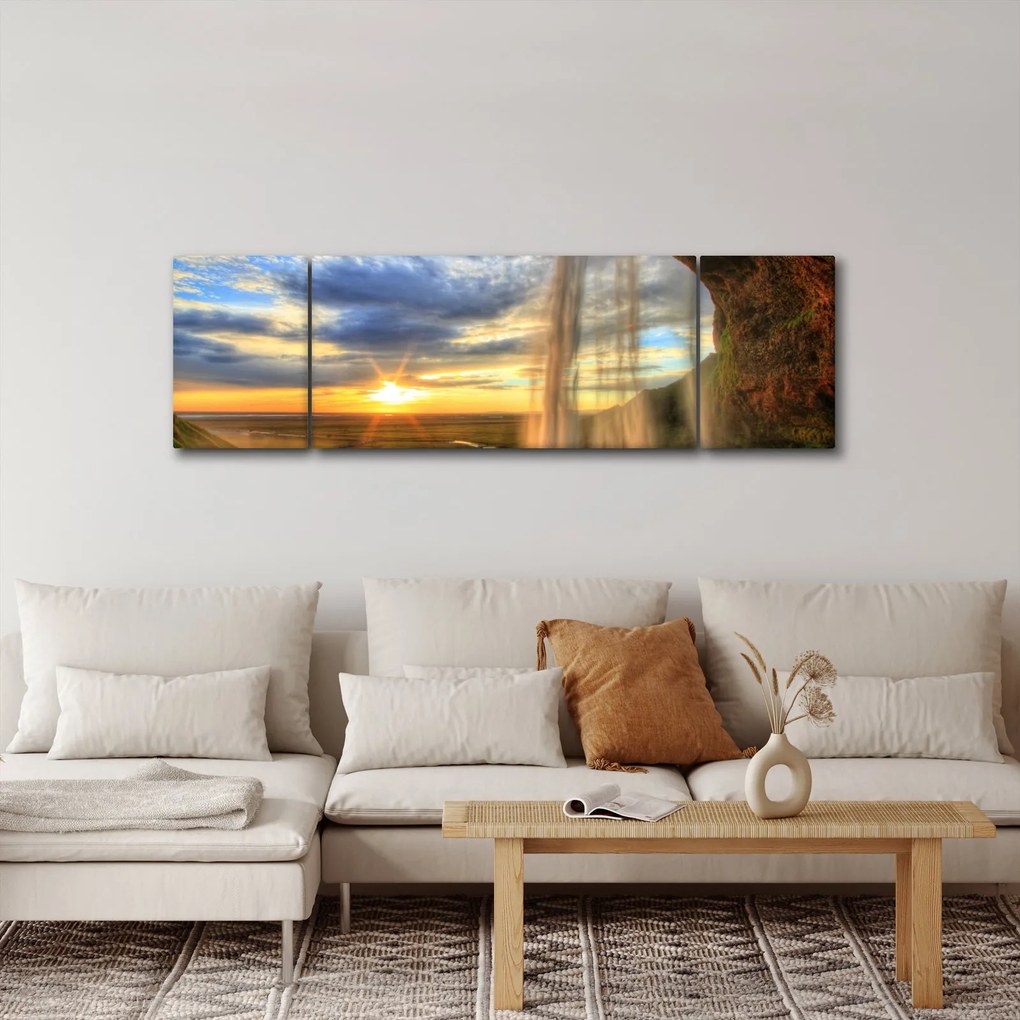 Obraz - Wodospad (170x50 cm)