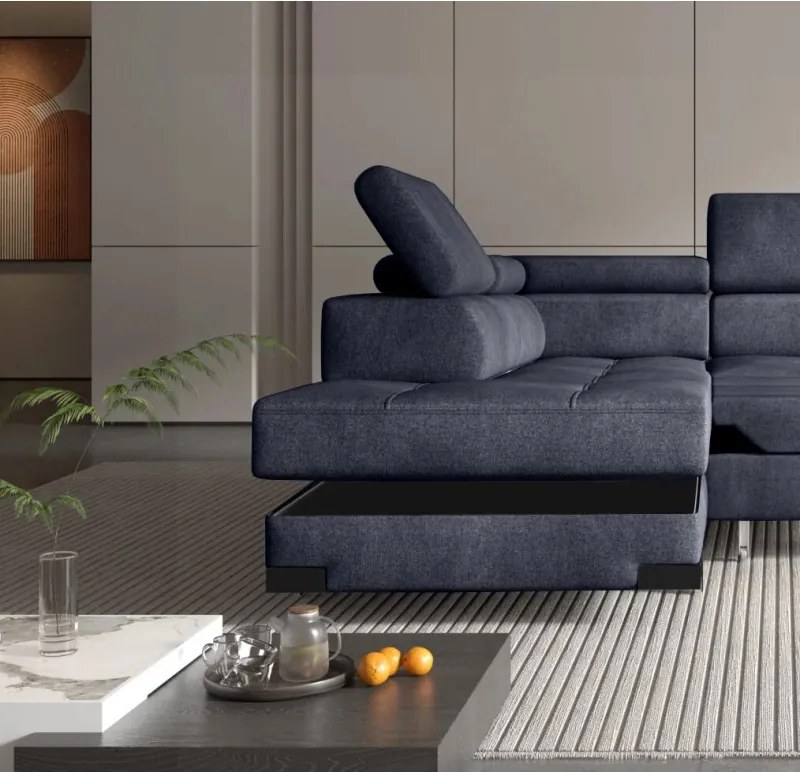 Narożnik EMPORIO L z funkcją spania WERSAL