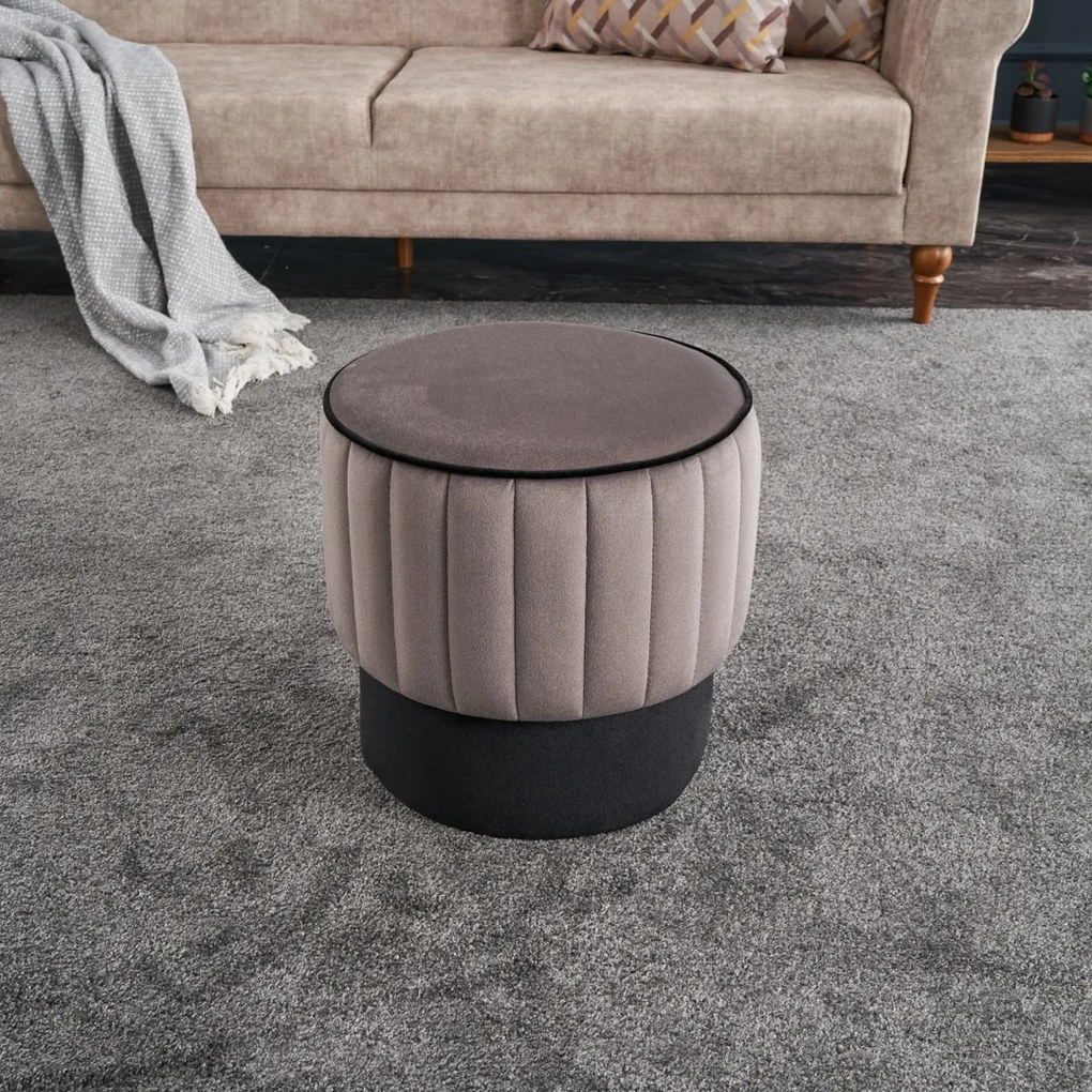 Stołek Rose Pouf Grey