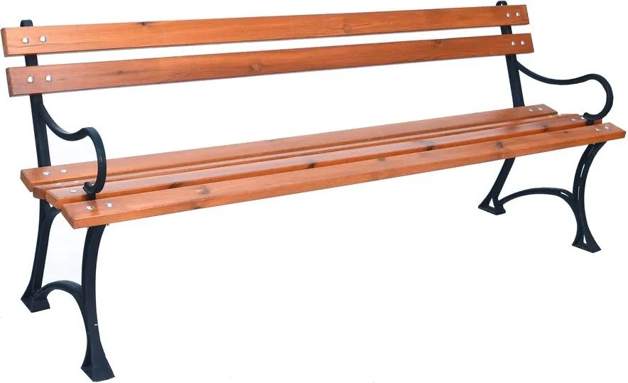 Ławka ogrodowa z podłokietnikami FSC