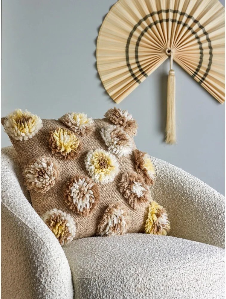 Poduszka dekoracyjna z mieszanki wełny 50x50 cm Somma – Bloomingville