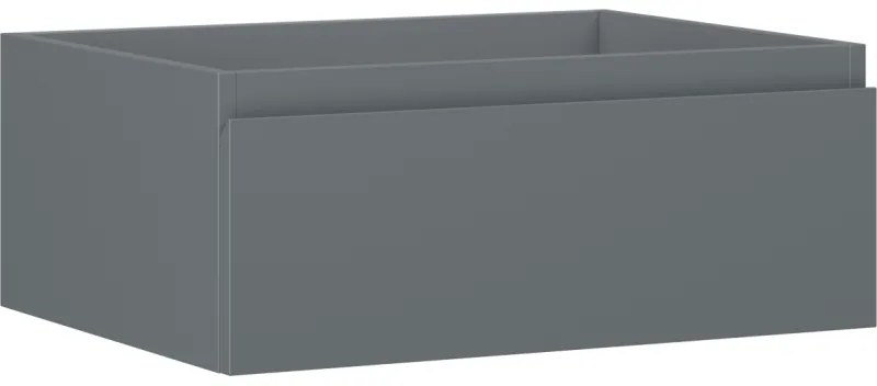 Mexen Orio szafka łazienkowa podumywalkowa 60 cm, 1 szuflada, grafit mat - 91A10-06023-1-BF66