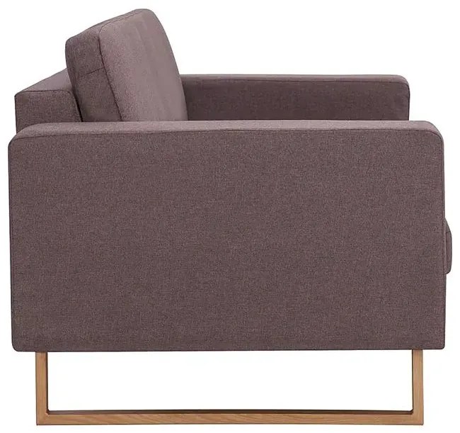 Elegancka dwuosobowa sofa- taupe P3-R81