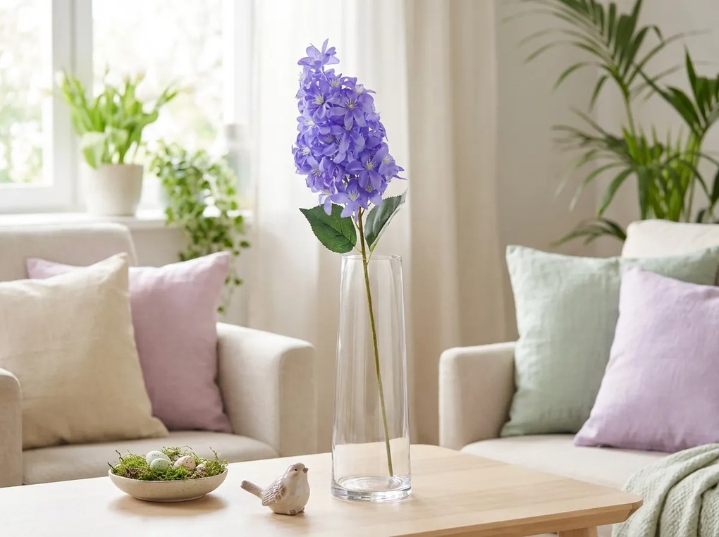 Sztuczny kwiat HORTENSJA PLUME 87 cm - różne kolory Kolor: Fioletowy