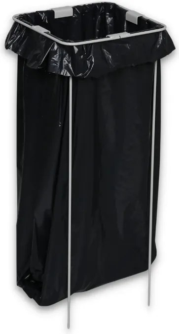 Wewnętrzny kosz do segregacji śmieci, stojak na worki, szary/żółty, 3x 50 l