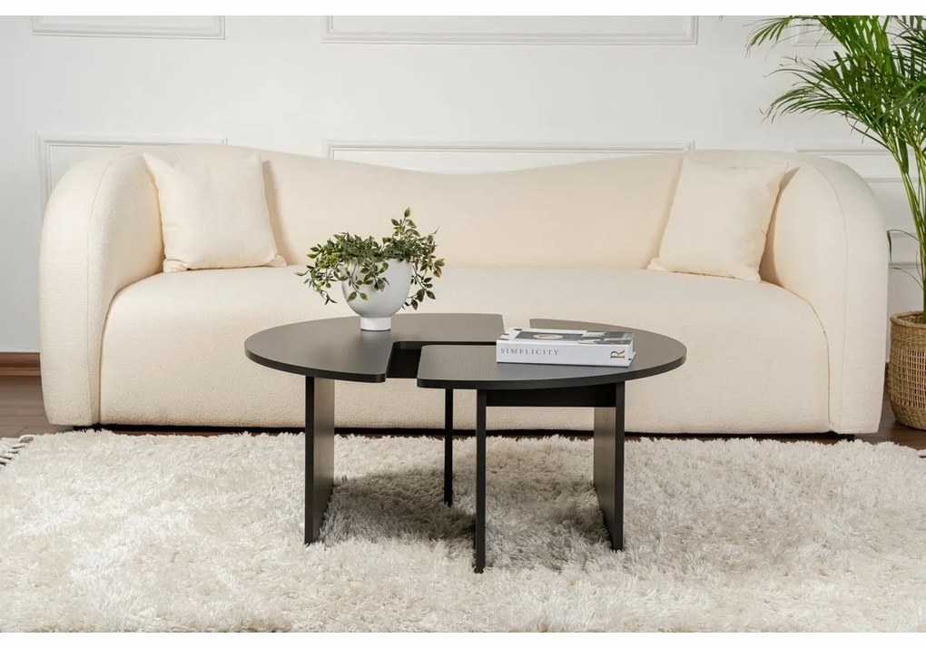 Stolik konferencyjny Moira Wood Black