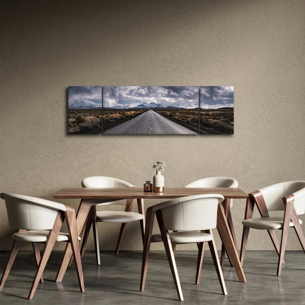 Obraz drogi na pustyni (170x50 cm)