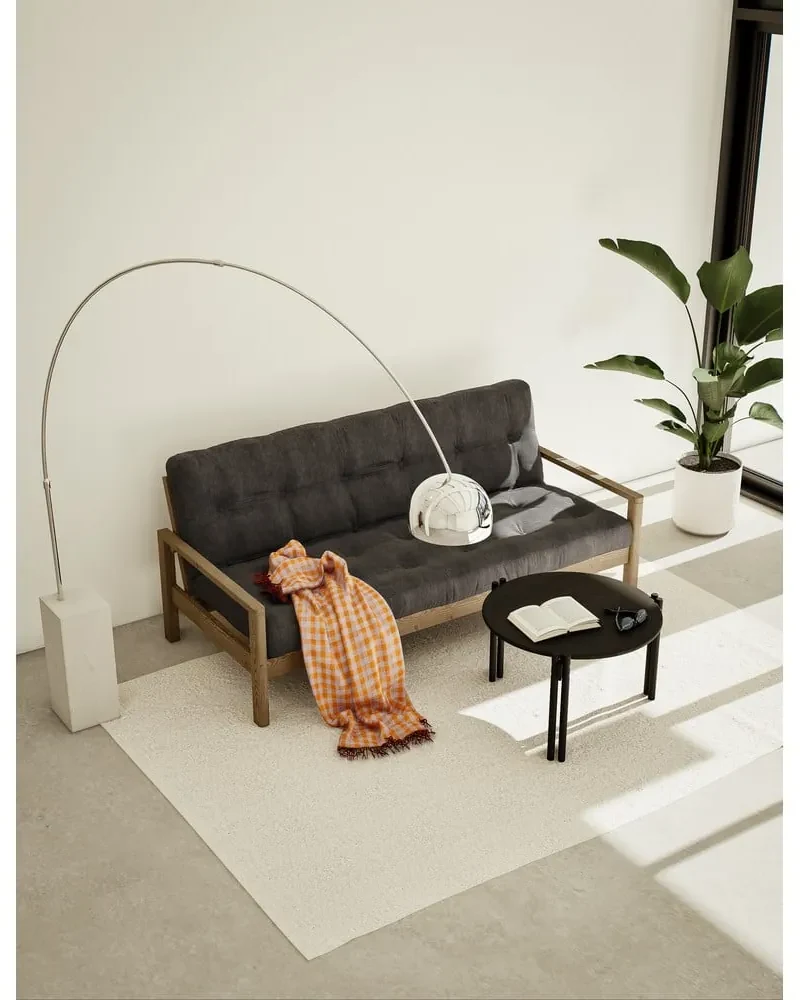 Różowa rozkładana sofa 205 cm Knob – Karup Design