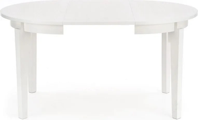 Okrągły stół do jadalni z funkcją rozkładania Sorbus biały
