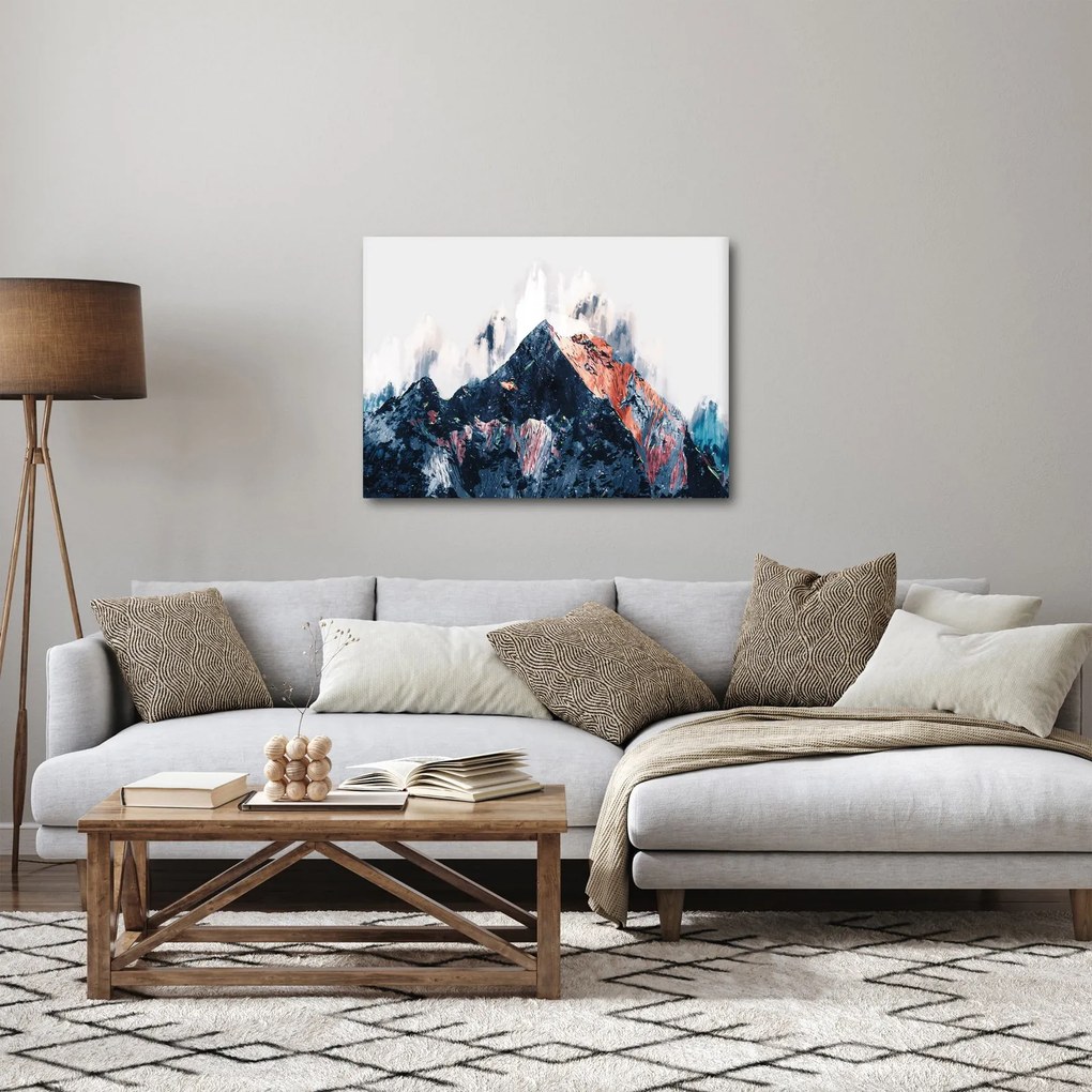 Obraz - Abstrakcyjna góra (70x50 cm)
