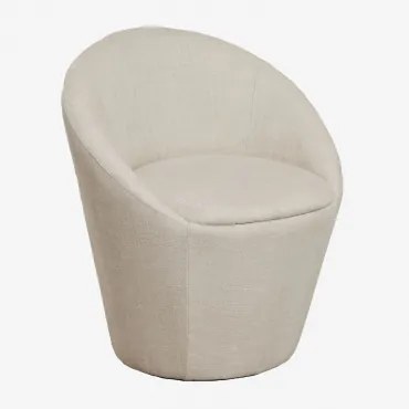 Zestaw 2 Foteli Z Tkaniny Leandro Tkaniny Jasnoszary - Sklum