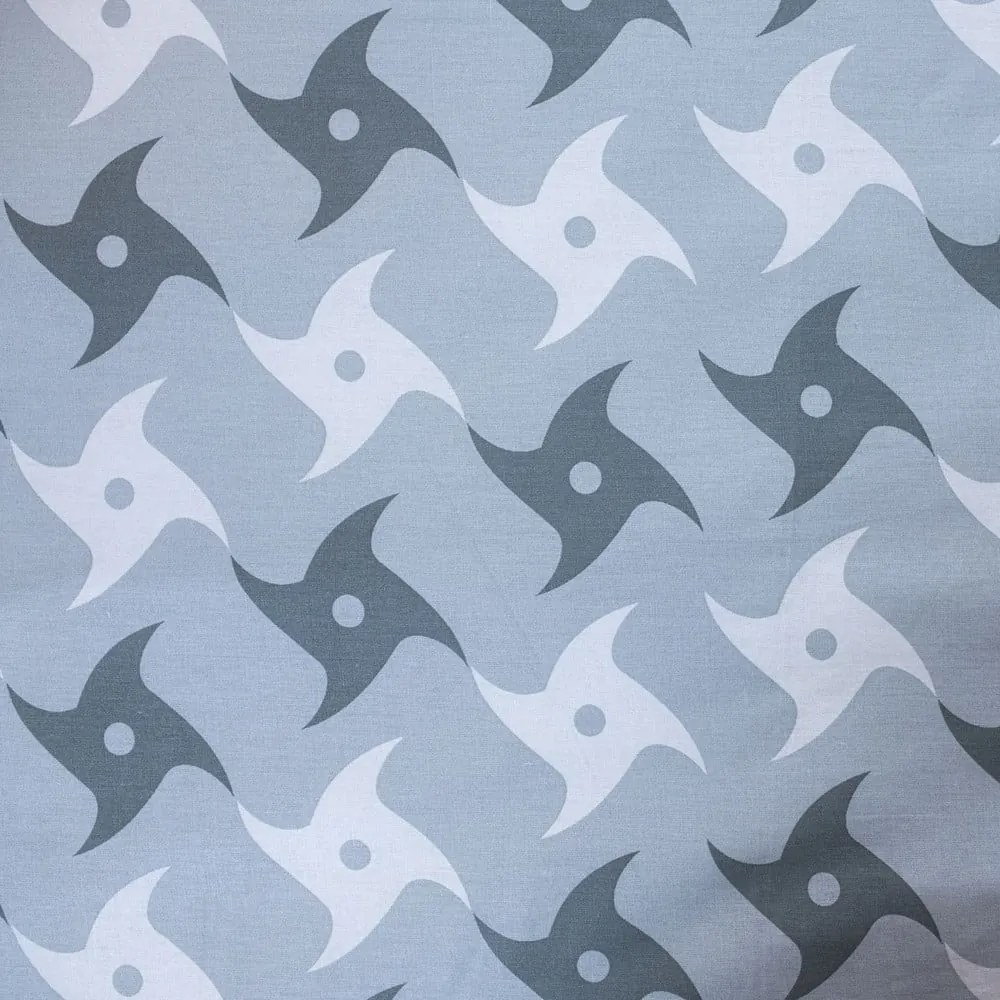 Bawełniana pościel dziecięca jednoosobowa 140x200 cm Naruto "Grey" – Jerry Fabrics