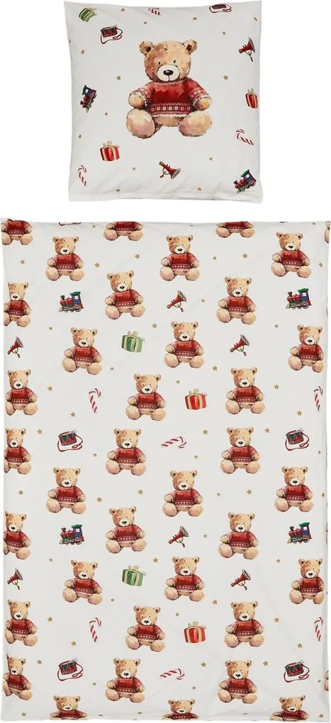 PrzytulneMieszkanie.pl PrzytulneMieszkanie.pl Pościel dziecięca z bawełny Renforcé BAILEY kolorowa Rozmiar pościeli: 80 x 80 cm | 135 x 200 cm