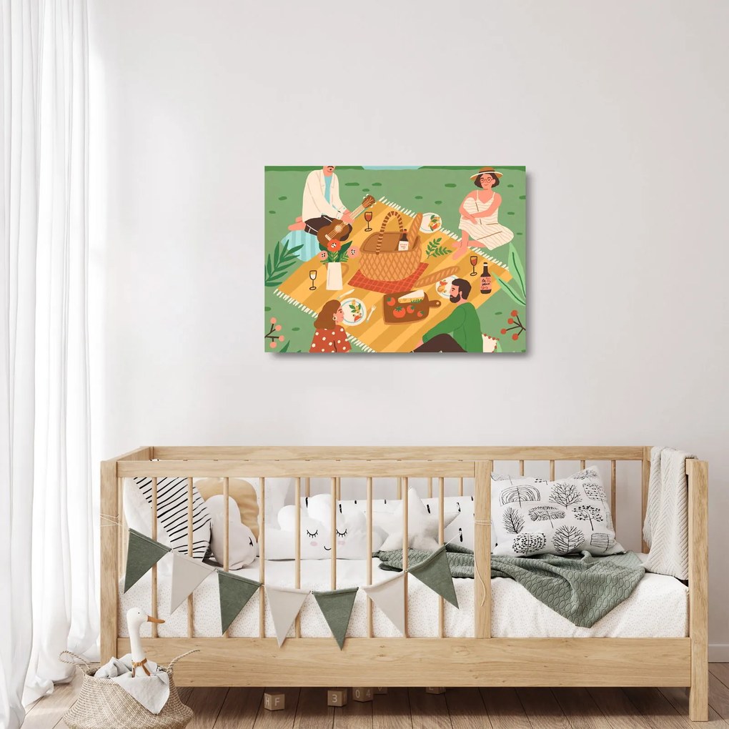 Obraz na szkle - Letnia miłość (70x50 cm)