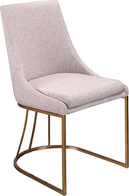 Krzesło z tkaniny w kolorze szarym 4182 ANGEL CERDA