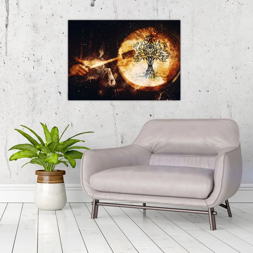 Obraz - Tajemnicze drzewo życia (70x50 cm)