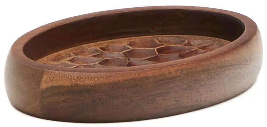 Brązowa drewniana mydelniczka Fraz – Kave Home