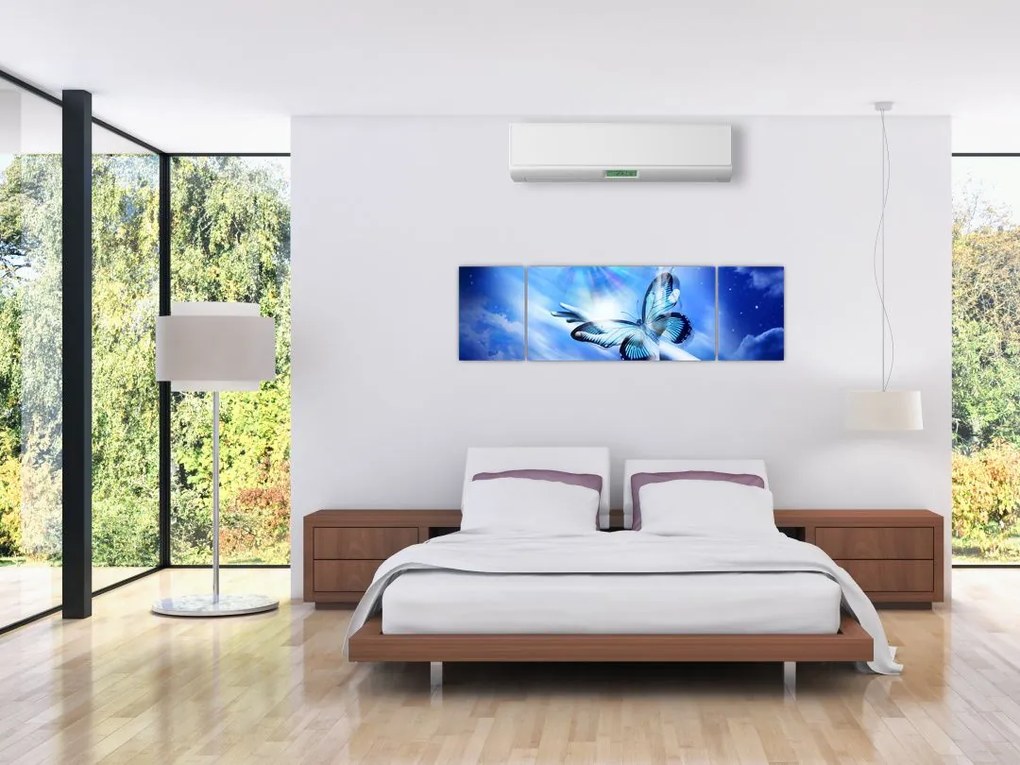 Obraz - Motyl, symbol nadziei (170x50 cm)