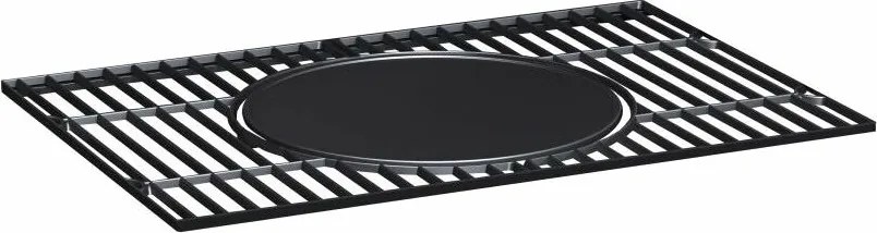 Avenberg Grill wielofunkcyjny BBQ Genius + ruszt żeliwny + kamień do pizzy, 70 x 103 x 105 cm