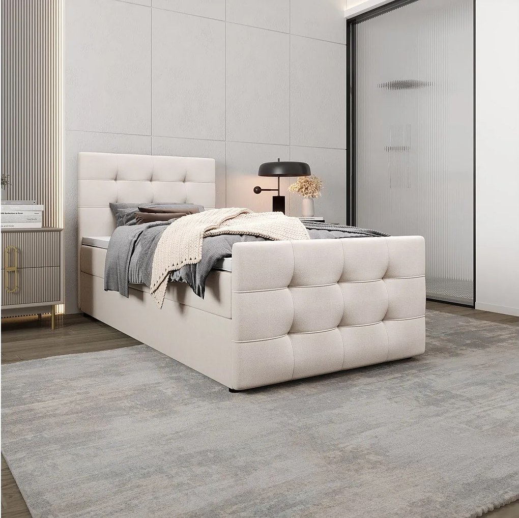 Łóżko kontynentalne MILANO 2 100x200 Cosmic 10