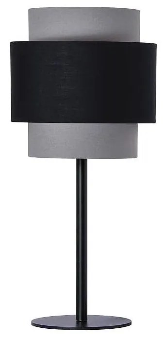 Lampa stołowa 1xE27/60W/230V szare