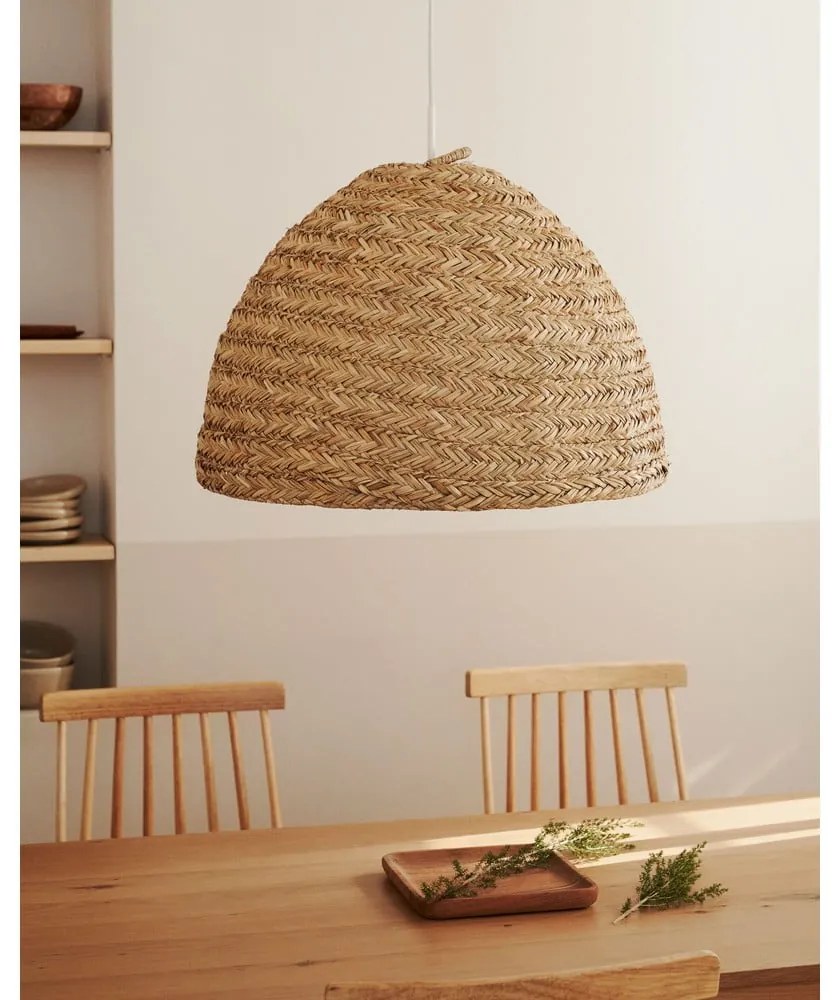 Abażur w naturalnym kolorze ø 60 cm Fonteta – Kave Home