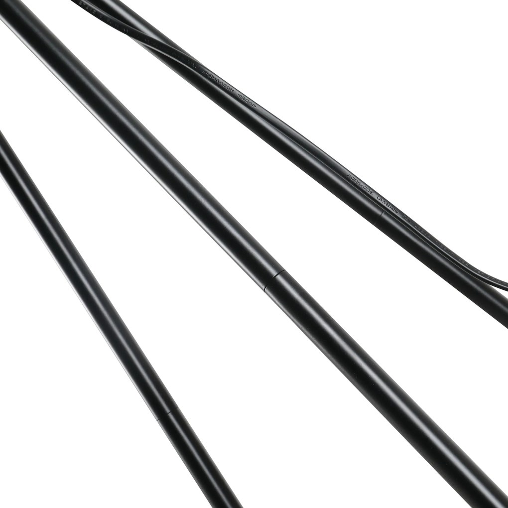 Elegancka Lampa Podłogowa HOMCOM na Statywie, Czarno-Biała