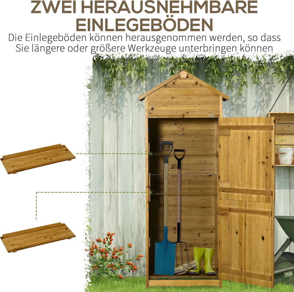 Outsunny Szopa na narzędzia odporna