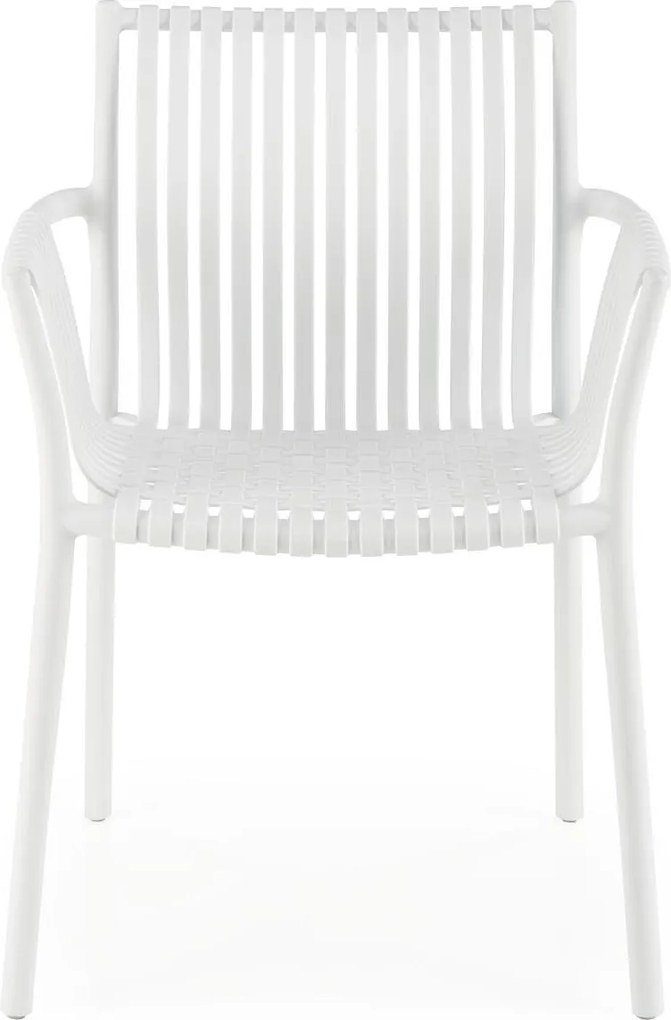 Sztaplowane krzesło ogrodowe z podłokietnikami K492