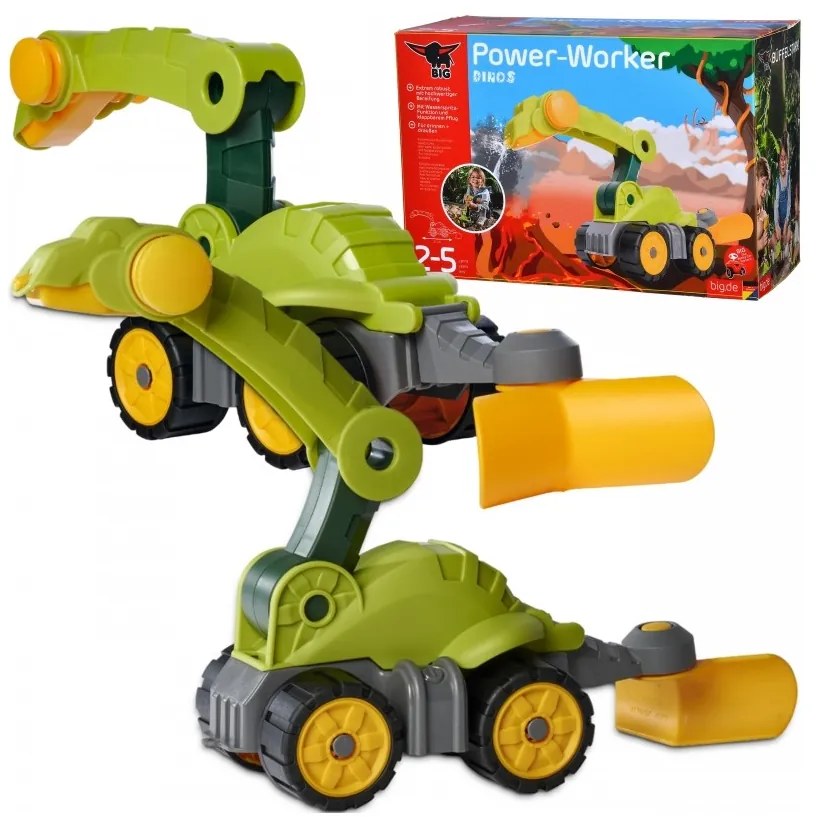 Big pług zraszacz dinozaur power worker zabawka do piasku