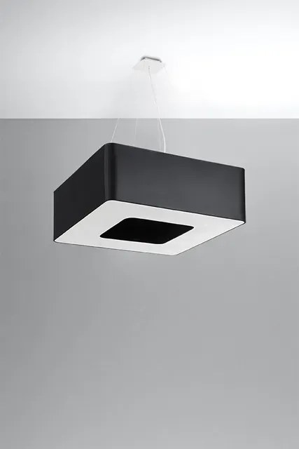 Czarny designerski żyrandol kwadrat - EX703 H9-L94
