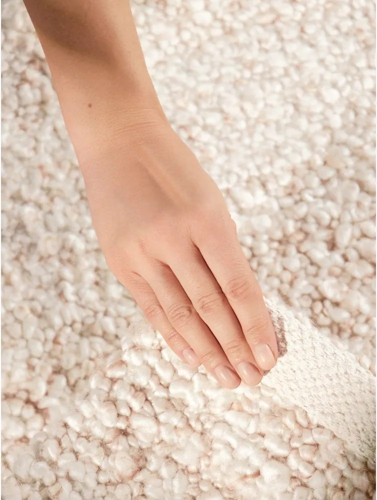 Kremowy dywan z materiału bouclé tkany ręcznie 160x230 cm Notting Hill Portobello – Ted Baker