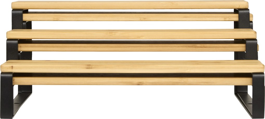 Półka na blat kuchenny 2w1 ORDERA, długość od 32 do 64 cm