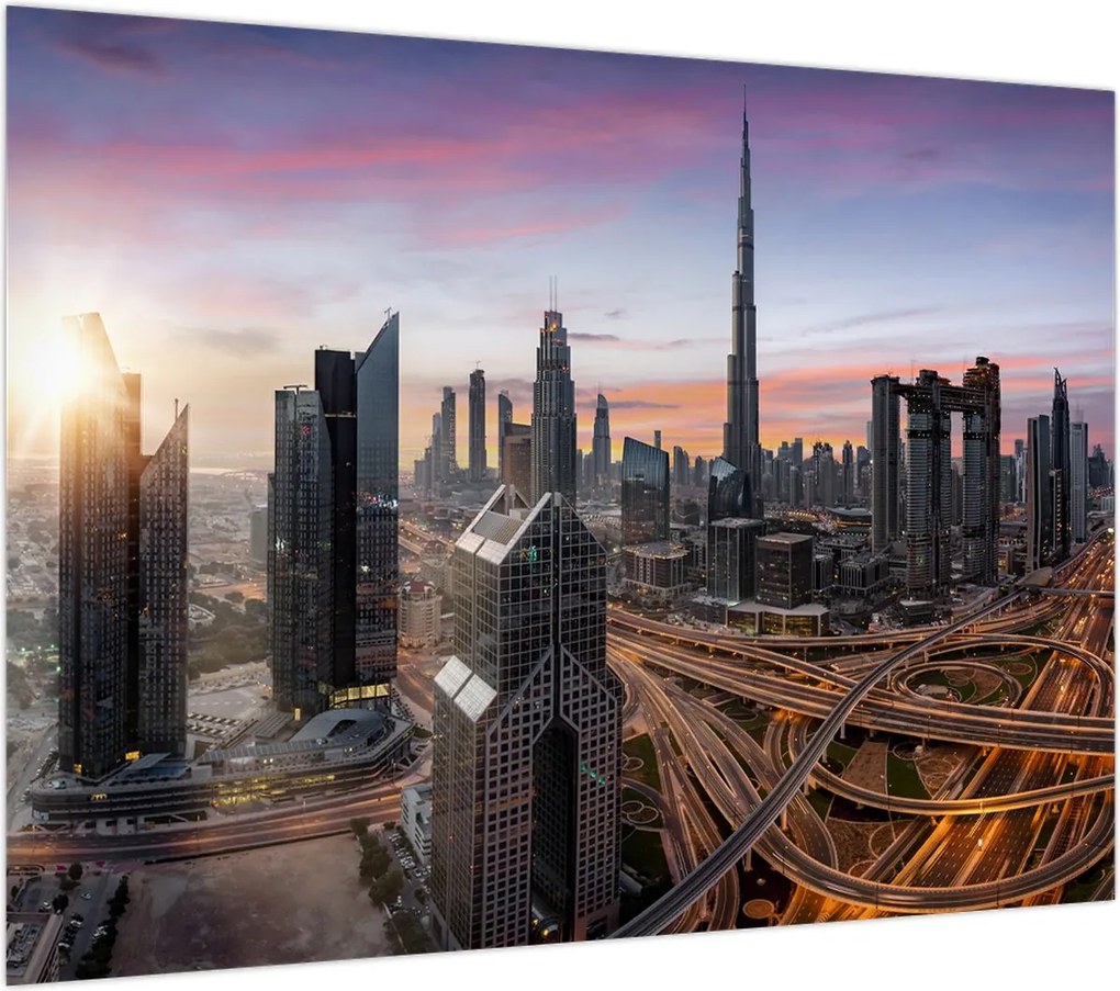 Obraz - Panorama Dubaju (70x50 cm)